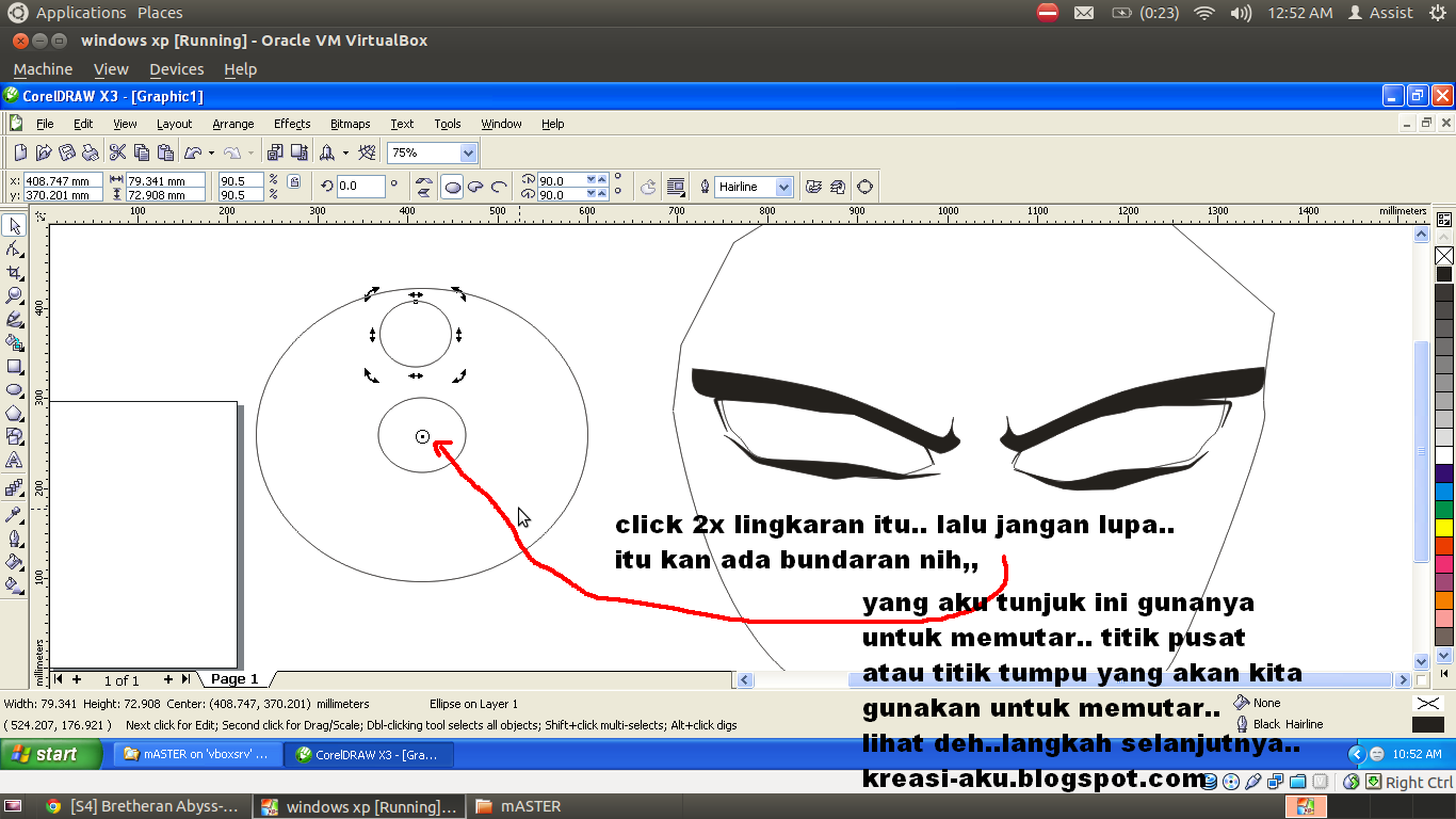 Ane Ajarin Ni,Membuat Uchiha Madara Dengan Corel Draw X3.&#91;TUTORIAL COMPLETE++&#93; :D