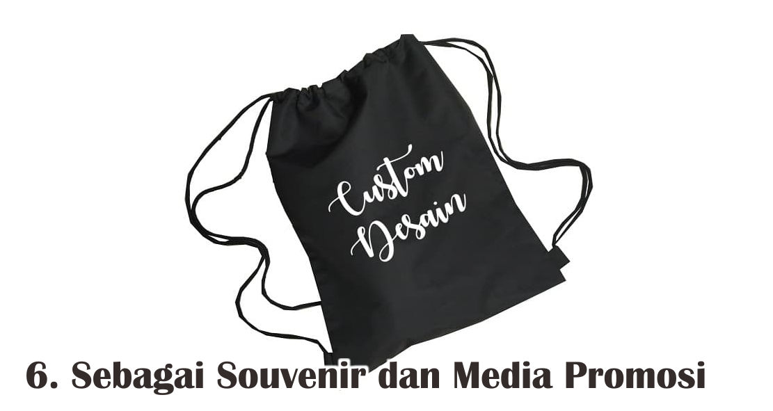  6 Kegunaan Tas Serut Untuk Kebutuhan Sehari-hari !
