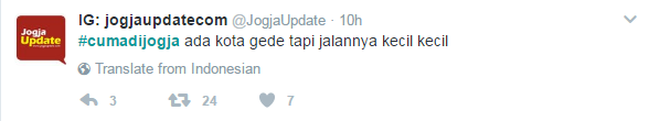 Hashtag #Cumadijogja Trending di Twitter, Lihat Yuk Serunya Cuitan #Cumadijogja !