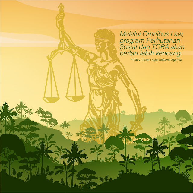 Melalui Omnibus Law, program Perhutanan Sosial dan TORA akan berlari lebih kencang.