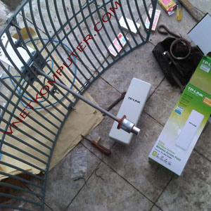 &#91;SHARE Nubie&#93;Point to point menggunakan TL-WA7510N dengan Grid antenna TL-ANT5830B