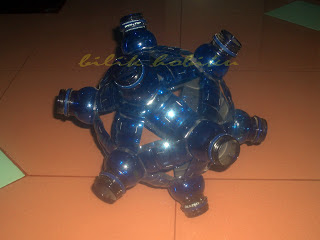 Buat lampion dari botol bekas untuk takbiran keliling..