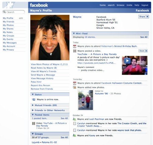 evolusi facebook 2004-2014