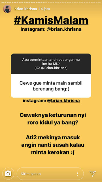 Kocak! Inilah 21 Permintaan Aneh Saat ML Dari Netizen, Kalian Yang Mana?