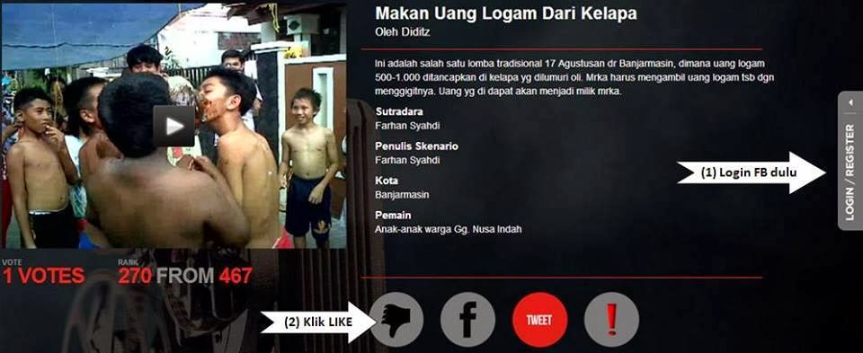Video Makan Uang Logam di Buah Kelapa