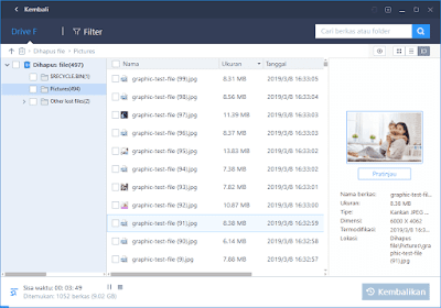 Trik Mengembalikan Data / File yang Terhapus dengan Easeus Data Recovery Wizard