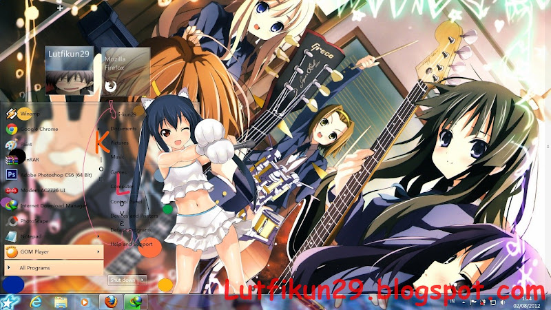 &#91;Windows 7 &amp; Anime Lovers&#93; Sharing Theme Anime Windows 7