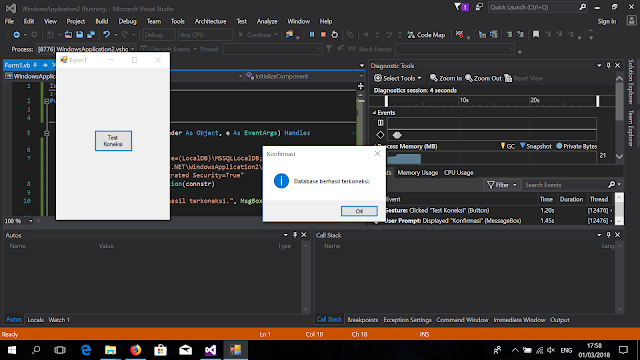 Cara Membuat Database untuk Program Visual Studio Tanpa Menggunakan SSMS
