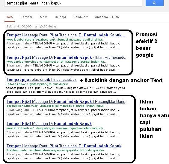 Jasa Promosi Iklan Halaman 1 Google | Jasa Promosi Website dan Produk Recommended !
