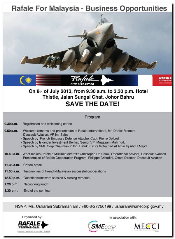 [HOT] Akankah Malaysia segera mengganti MiG-29N dgn RAFALE?