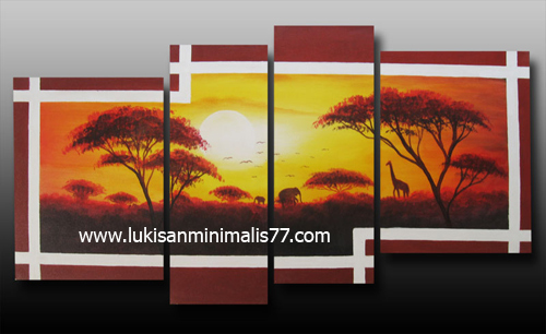 PROMO LUKISAN ( LUKISAN MINIMALIS ) PEMANDANGAN