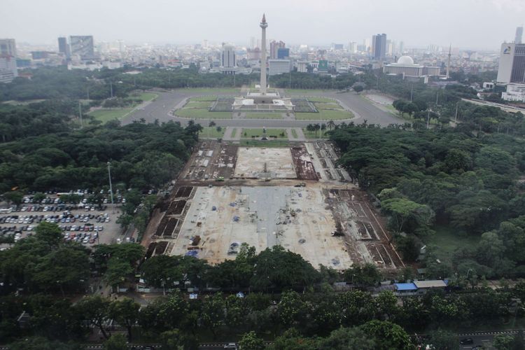 205 Pohon di Monas yang Akan Dipindahkan Menghilang, Ada Di Mana?