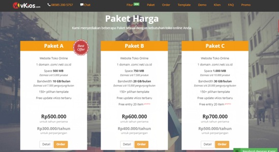 Cara Membuka Toko Online Dengan Vkios