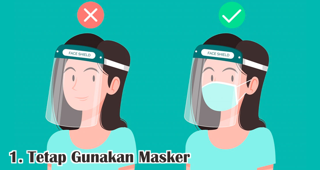 Jangan Sampai Salah, Begini Cara Pakai Face Shield Yang Benar !