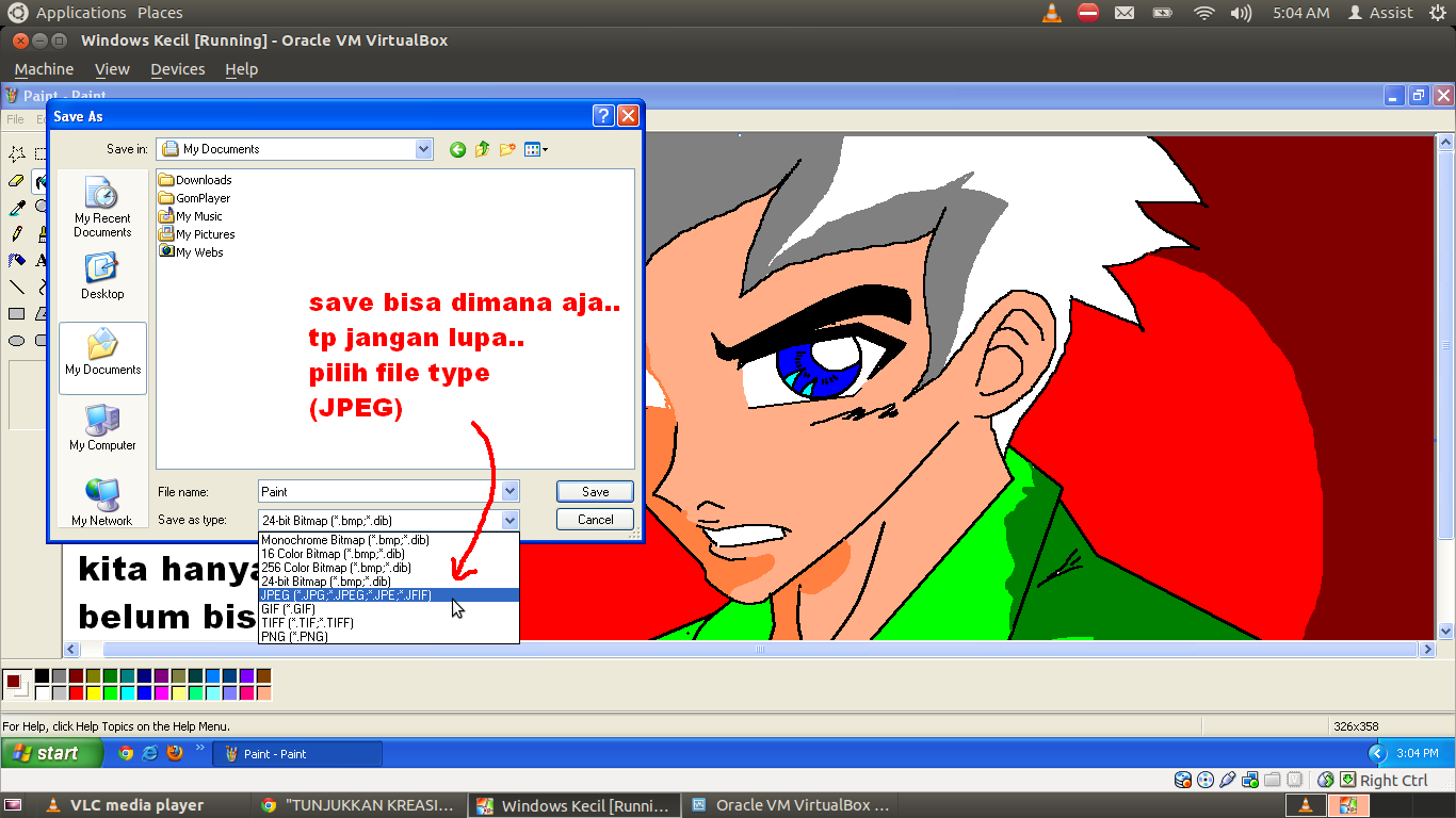 Ane Ajarin nih &quot;Membuat Karacter Sendiri &amp; Kata Mutiara&quot; by ms.Paint 