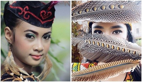 6 Foto Ini Buktikan Kalau Wanita Suku Dayak Memiliki Kecantikan Yang Alami