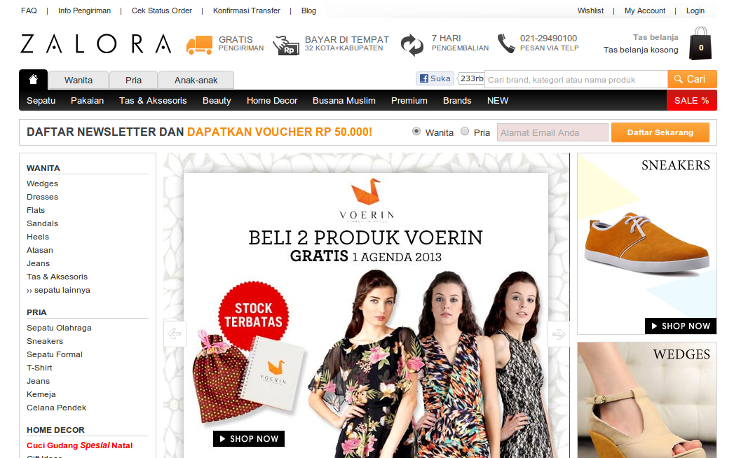 5 Onlineshop ini paling bisa ngebuat pelanggan seneng gan ^^