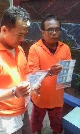 Dua Orang Pengedar Uang Palsu Ditangkap