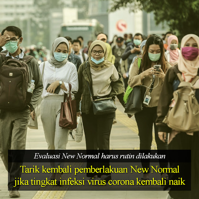 New Normal, Bisa Saja Ditarik Kembali Jika Infeksi Terus Meningkat