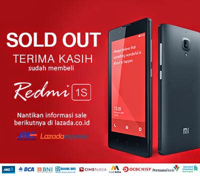 15.000 REDMI 1S Ludes dalam 9 menit!