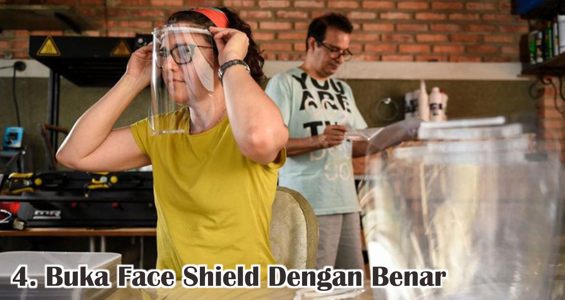 Jangan Sampai Salah, Begini Cara Pakai Face Shield Yang Benar !