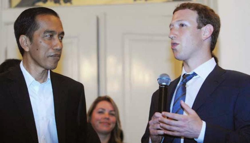 Inilah 5 Isi Pembicaraan Jokowi Dengan Mark Zuckerberg Boss Facebook