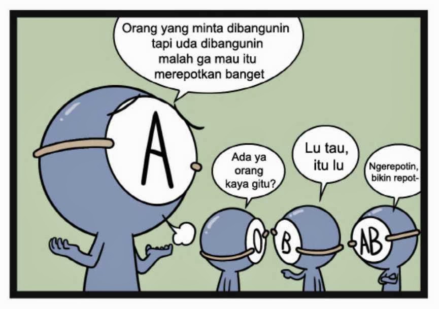 Komik GolDar (Golongan Darah), Lu yang mana gan?&#91;ngakak&#93;