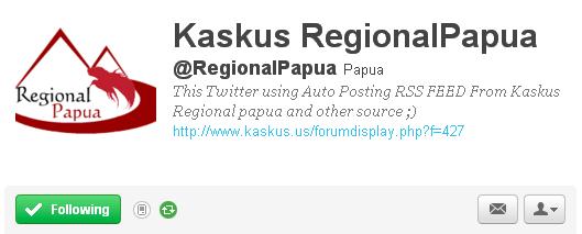 &#91;Prime ID Only&#93; Biodata Kaskuser Regional Papua