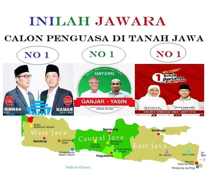 Semua Cagub Jagoan Gerindra-PKS Tumbang di Pulau Jawa