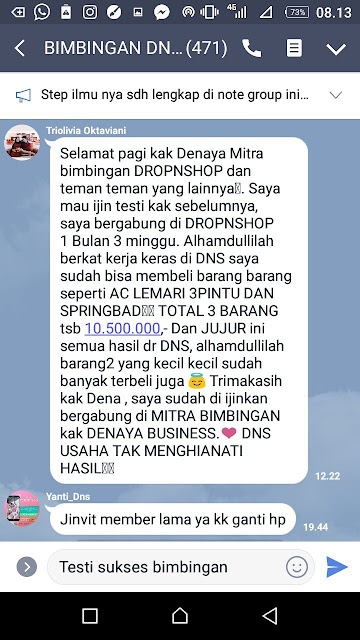 Bisnis Reseller DropnShop Ada Ratusan Testimoni Member-Member Dapat Puluhan Juta