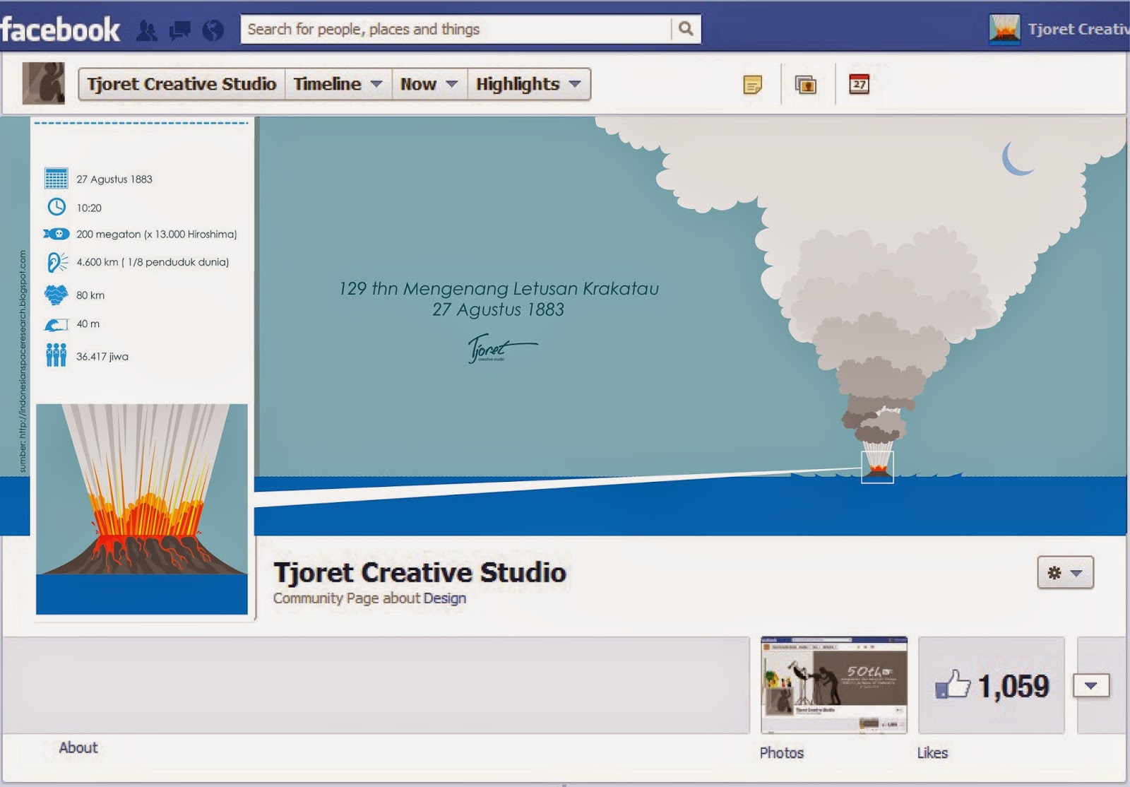 Cover Facebook Tjoret Creative Studio