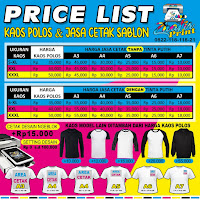 Sablon Kaos Satuan | Cetak Bendera Murah di Bekasi