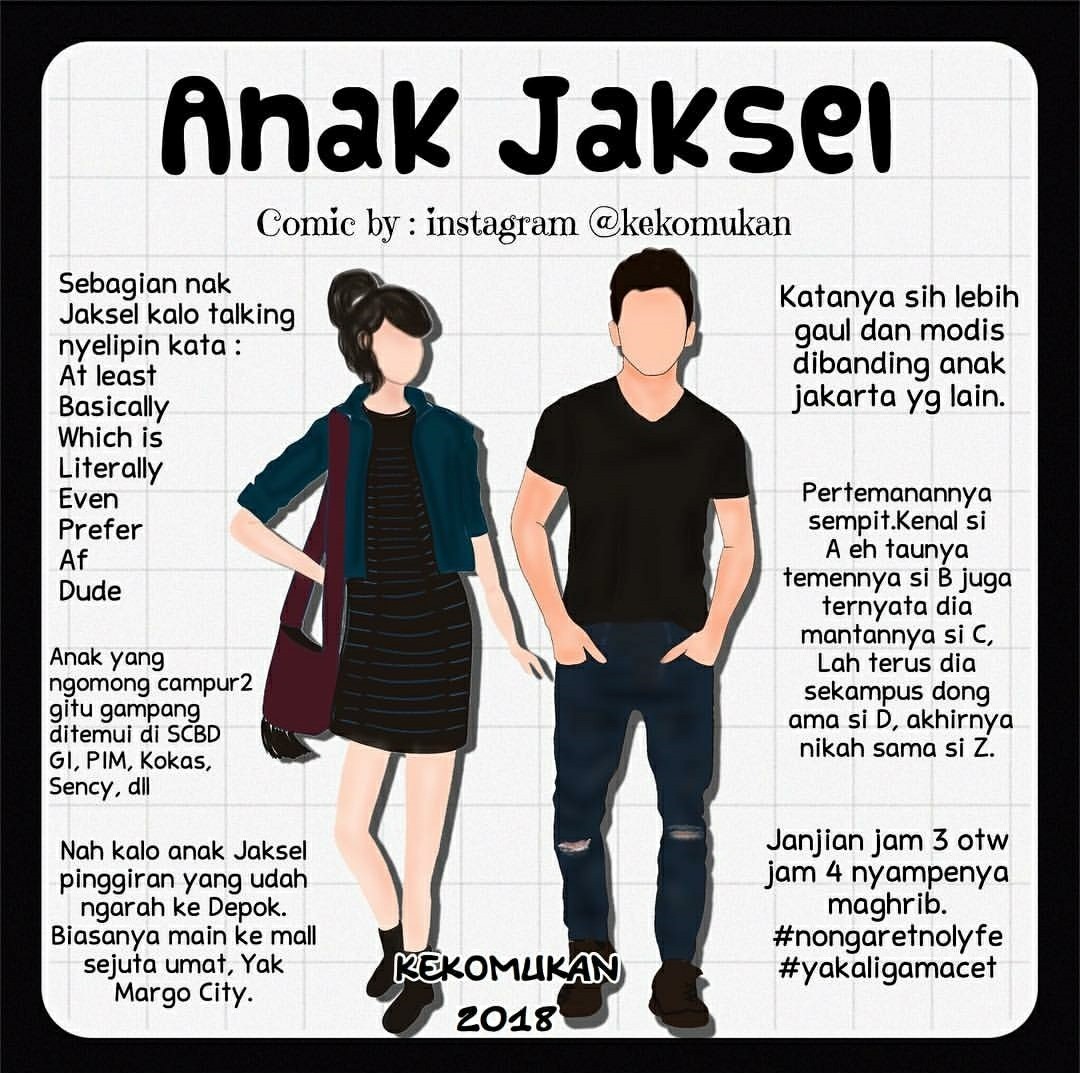 Se-berapa Anak Jak-Sel Kah Elo?