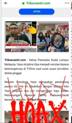 Permohonan Maaf kepada Saudari Idawati Murdaningrum dan Yaza Azzahra