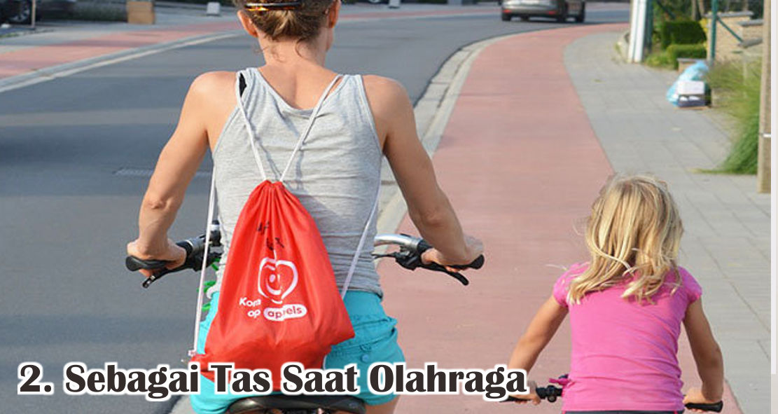  6 Kegunaan Tas Serut Untuk Kebutuhan Sehari-hari !