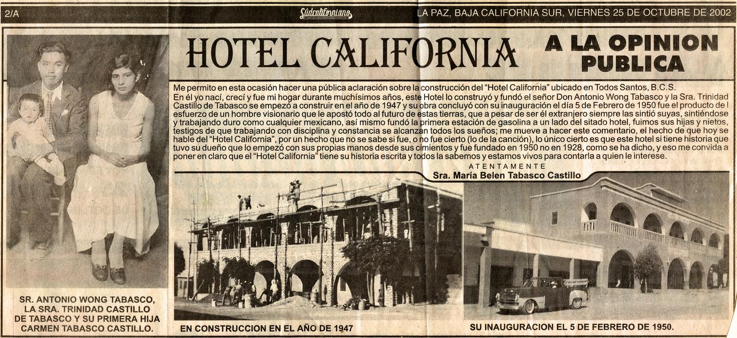 Misteri Dibalik Lagu Hotel California - The Eagles