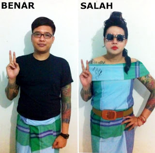 ☼☼☼♂ Tutorial Memakai Sarung Yang Benar ♂☼☼☼☼