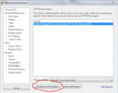 Memanfaatkan Nulsoft Signal Processing Studio pada Winamp