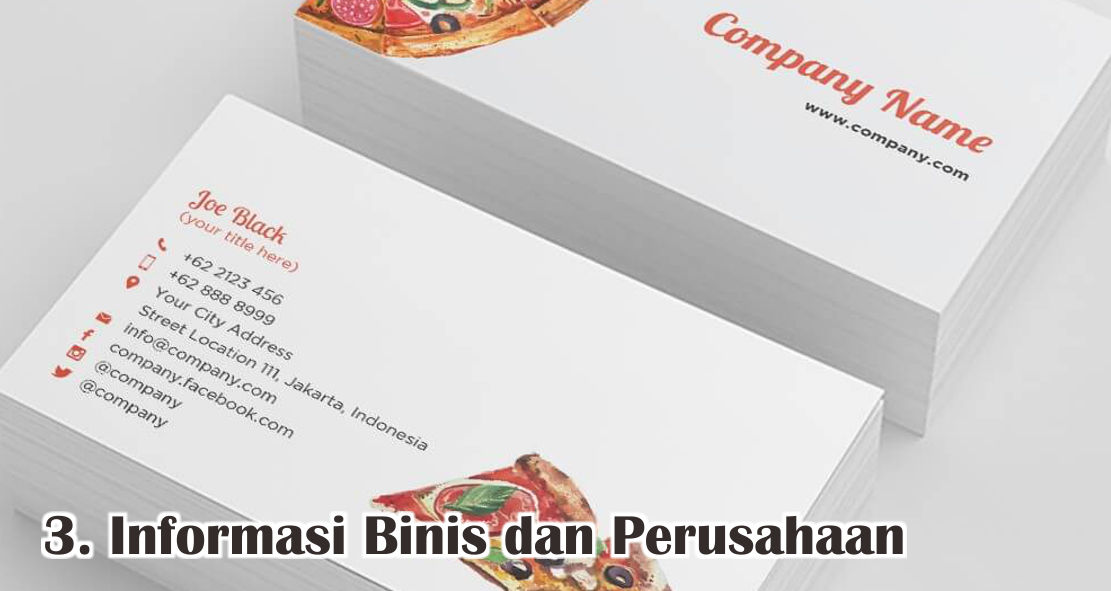 Ini Lho Kegunaan Kartu Nama Yang Penting Untuk Kamu Ketahui !