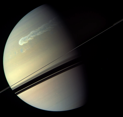Badai Raksasa Planet Saturnus Tertangkap Kamera 
