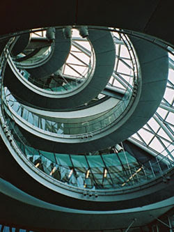 Tangga-tangga Spiral yang Unik
