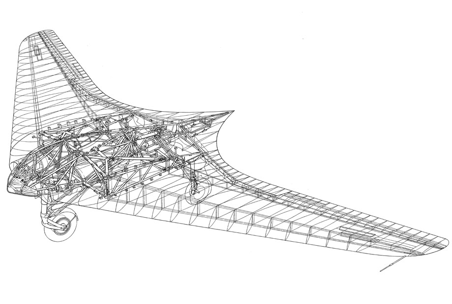 Horten 229 Nenek Moyang B 2 Spirit 
