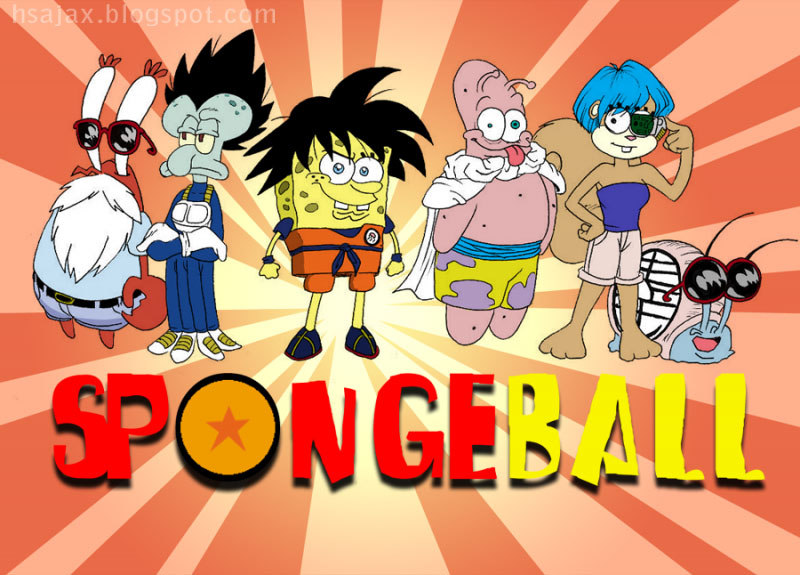 kalo spongebob maen di dragon ball gan