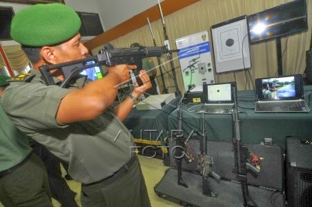 Menghemat Peluru, TNI AD Berlatih Menggunakan Laser.