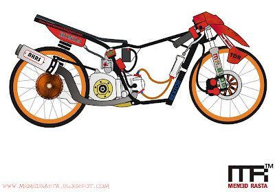 Gambar Motor Modifikasi dengan CorelDraw &#91;CEK IT !!&#93;