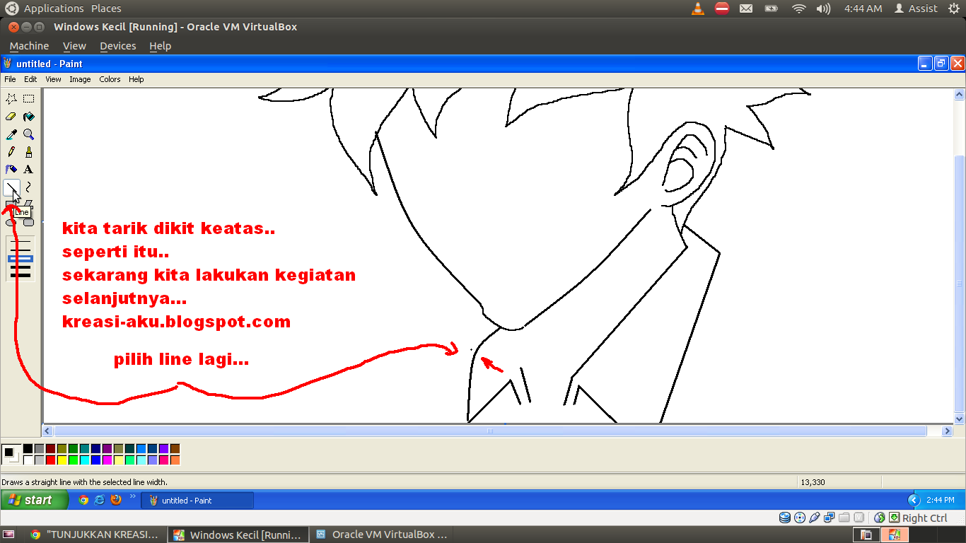 Ane Ajarin nih &quot;Membuat Karacter Sendiri &amp; Kata Mutiara&quot; by ms.Paint 