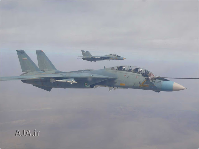 **Iran Air Force: Satellites and F-14 Tomcats Jet Fighter**
