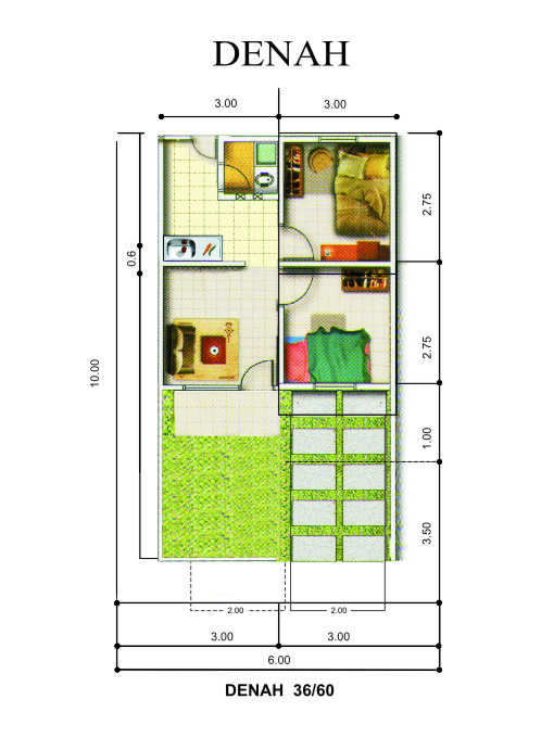 Desain Rumah  Minimalis Type  36  dengan 2 Lantai KASKUS