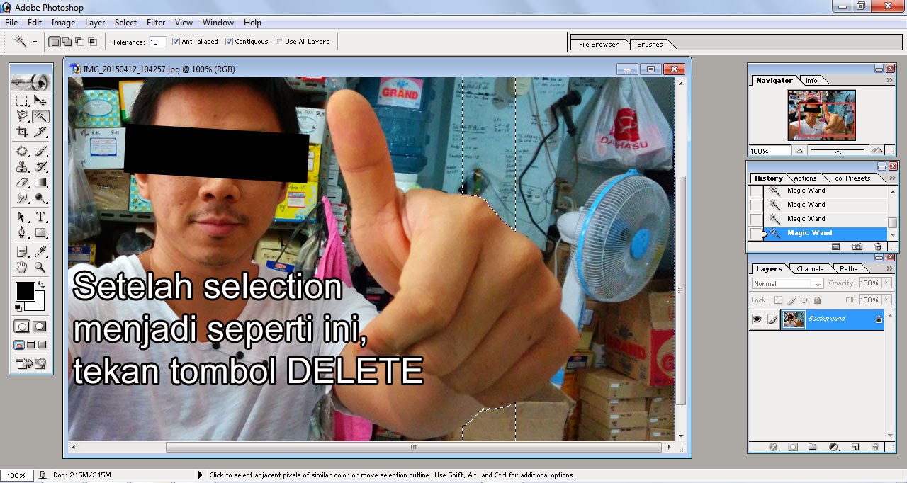MEMBUAT FOTO 3D PADA FOTO BIASA. &#91;MASTER PHOTOSHOP JANGAN MASUP&#93;