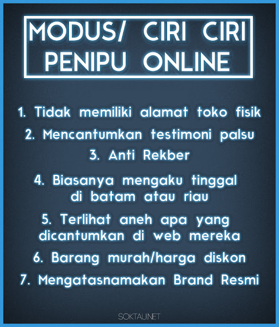 Hindari Penipuan Online Yang Mengatasnamakan Brand Resmi